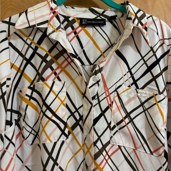 New York and Company Tshirt Dress Midi Medium NWT - Picture 5 of 11